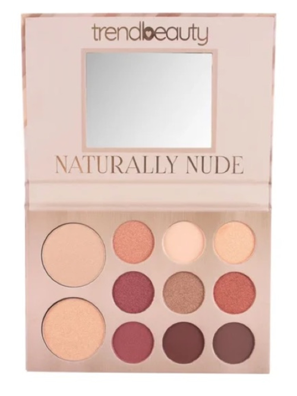 Trend Beauty Naturally Nude Palette Highlighter & Eyeshadow